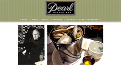 Desktop Screenshot of pearloysterbar.com
