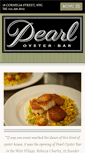 Mobile Screenshot of pearloysterbar.com